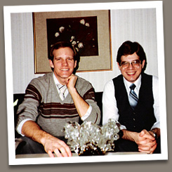 Mark Rawlings and I in Kajaani, winter 1980/1981.