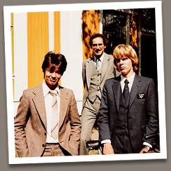 Hannu Leppänen, Wolfgang Ballweg, and Pete Väisänen, summer of 1981.